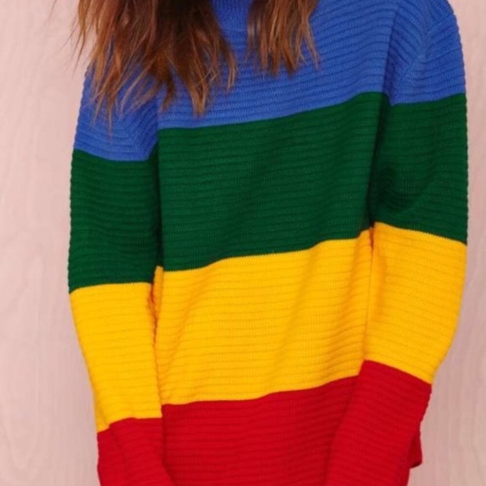 Colorblock crayola sweater bright unit resemble